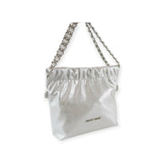 BORSA A SACCHETTO AVA ARGENTO