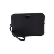 POCHETTE FLOWE NERA