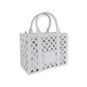 BORSA A MANO PLOT BIANCA