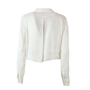 CAMICIA CROP BIANCA
