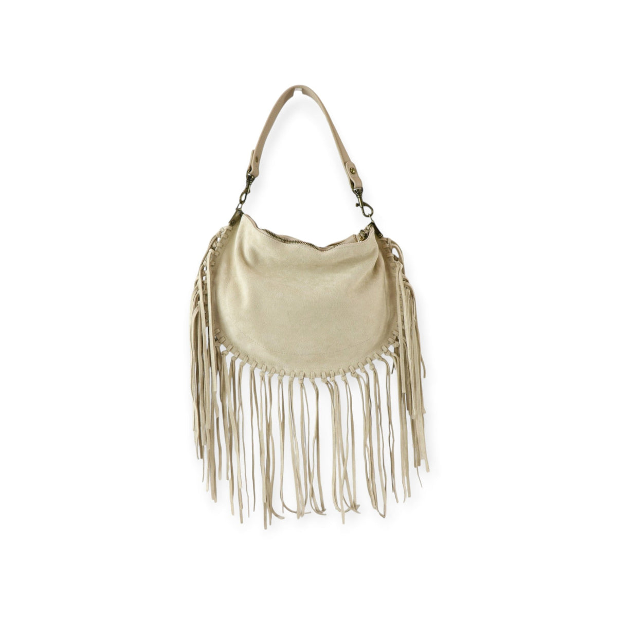 BORSA A SPALLA BEIGE