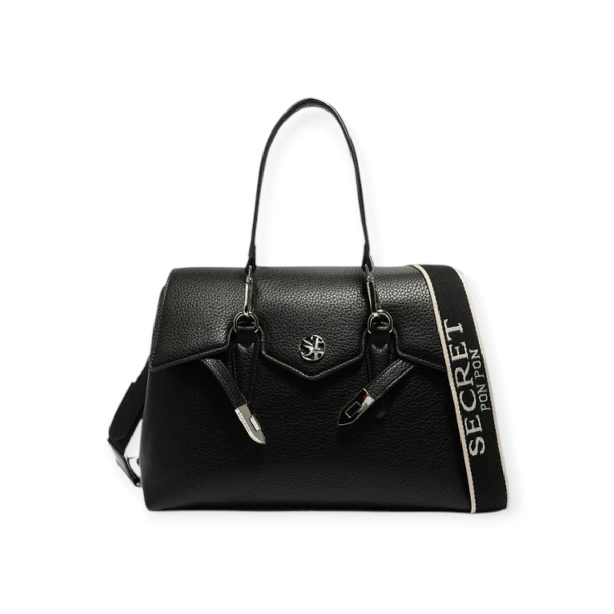 CLUTCH QUINY MEDIA NERA