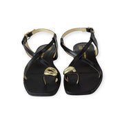 SANDALO FLAT NERO