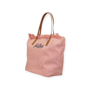 BORSA CITYBAG BIANCA E ROSSA
