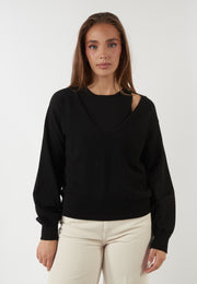 MAGLIA OTTONE NERA