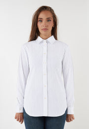 CAMICIA DANZA BIANCA A RIGHE