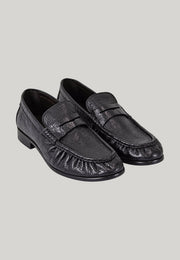 MOCASINO ARRICCIATO NERO