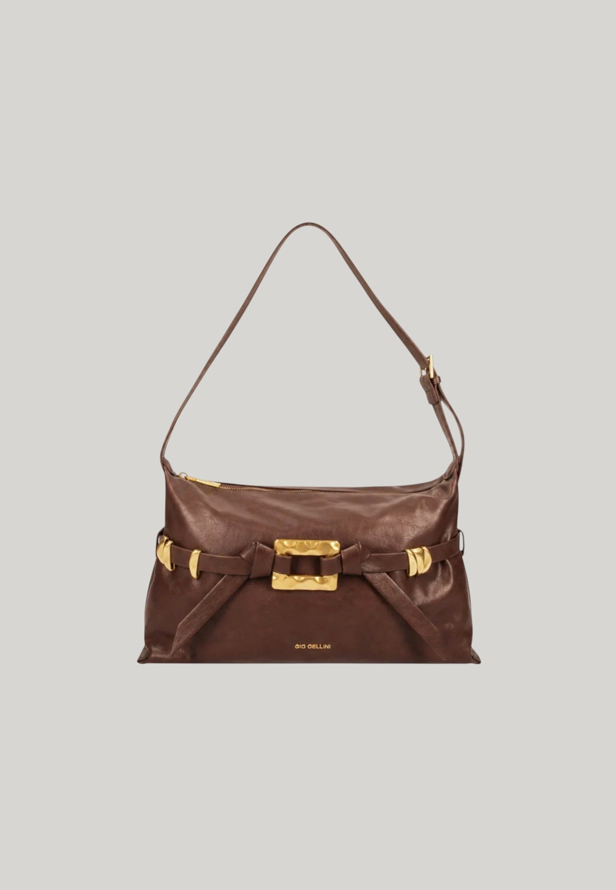 BORSA A SPALLA MARRONE