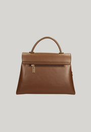 BORSA A MANO STELLA MARRONE