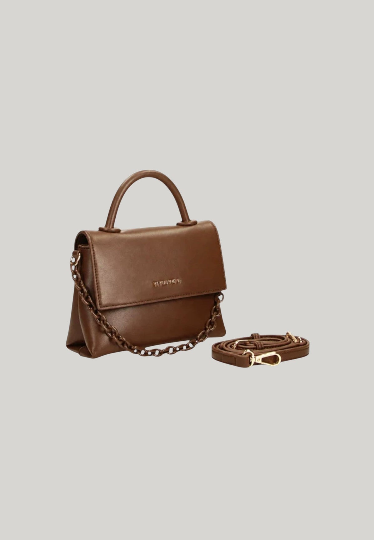 BORSA A MANO PICCOLA STELLA MARRONE