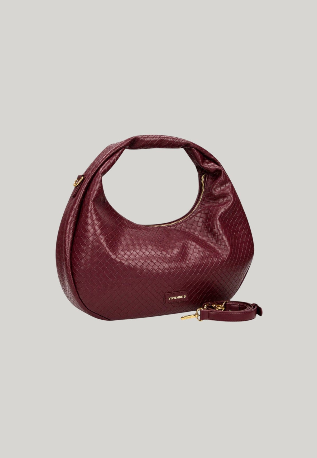 BORSA A SPALLA JULIA BORDEAUX