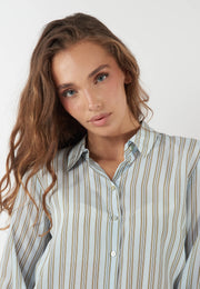 CAMICIA BIKINI CELESTE