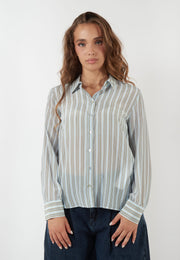 CAMICIA BIKINI CELESTE