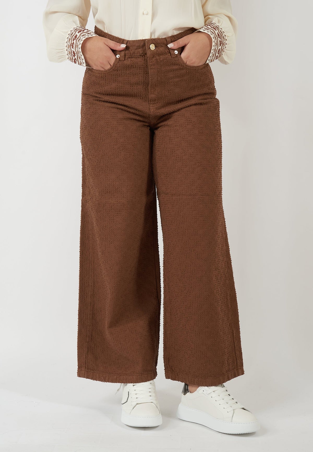 PANTALONE MADRE TABACCO