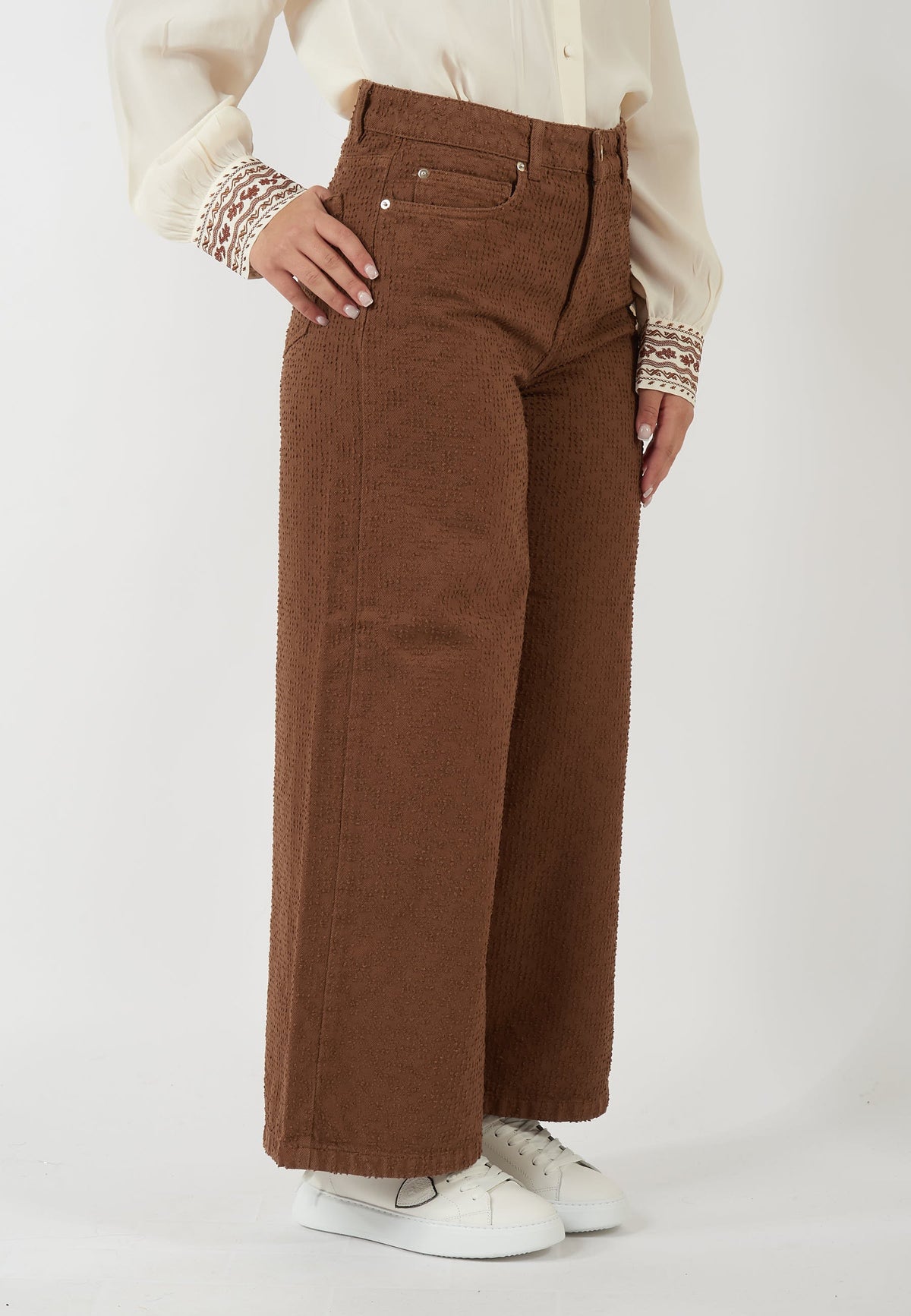 PANTALONE MADRE TABACCO