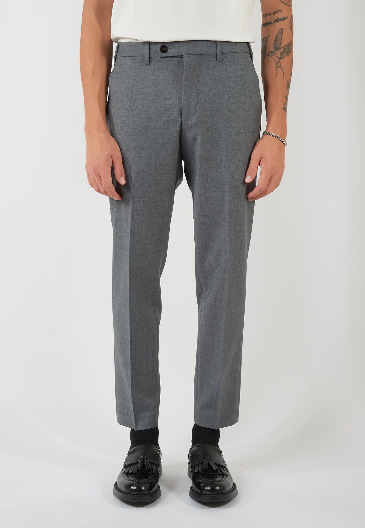 PANTALONE BRAD ONE MORE SIZE GRIGIO