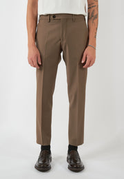 PANTALONE BRAD ONE MORE SIZE NOCCIOLA