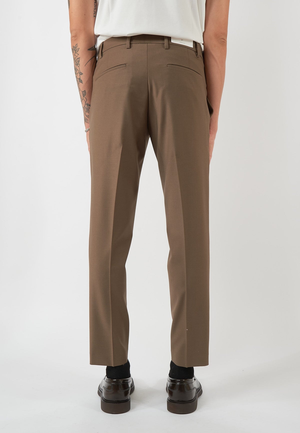PANTALONE BRAD ONE MORE SIZE NOCCIOLA