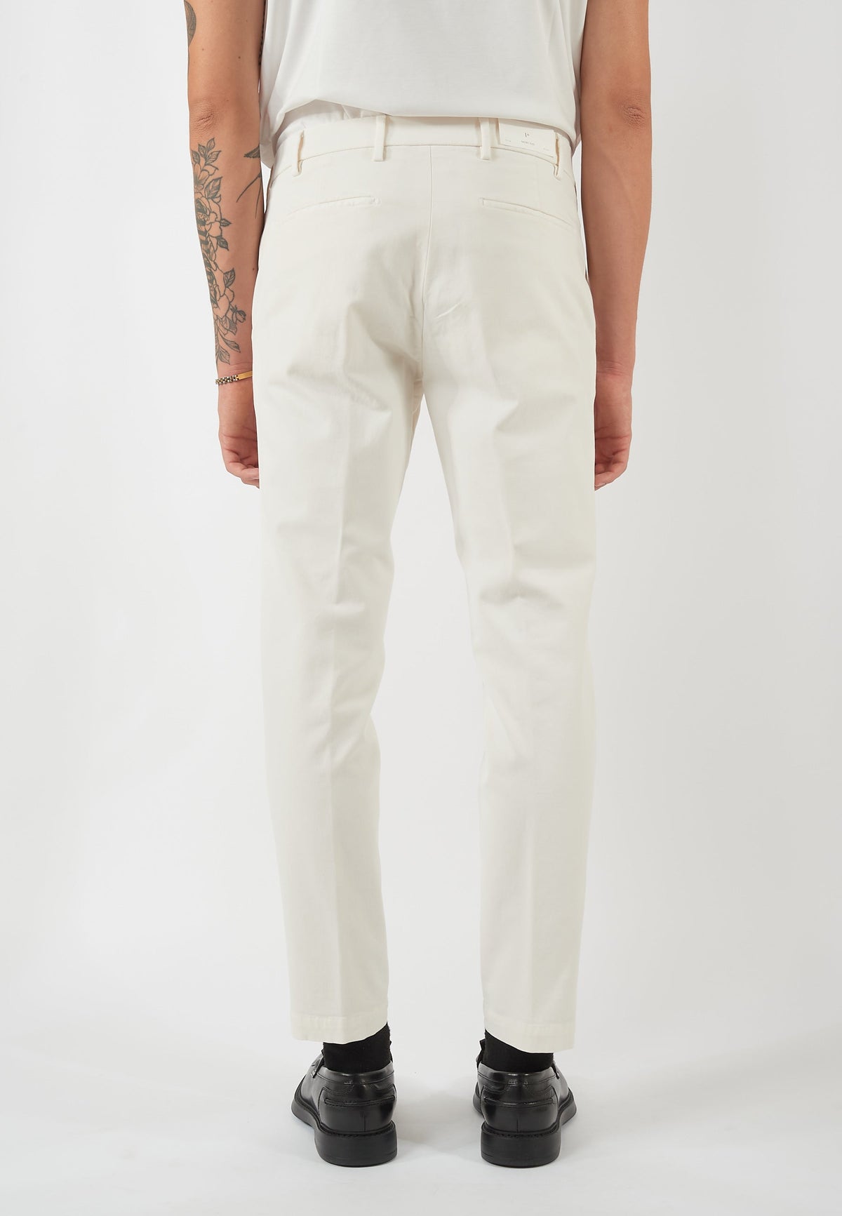 PANTALONE BRAD ONE MORE SIZE PANNA
