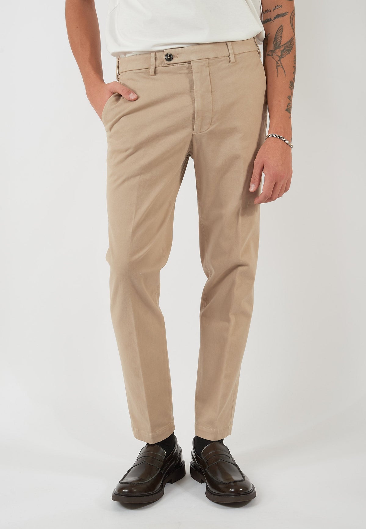 PANTALONE BRAD ONE MORE SIZE SABBIA