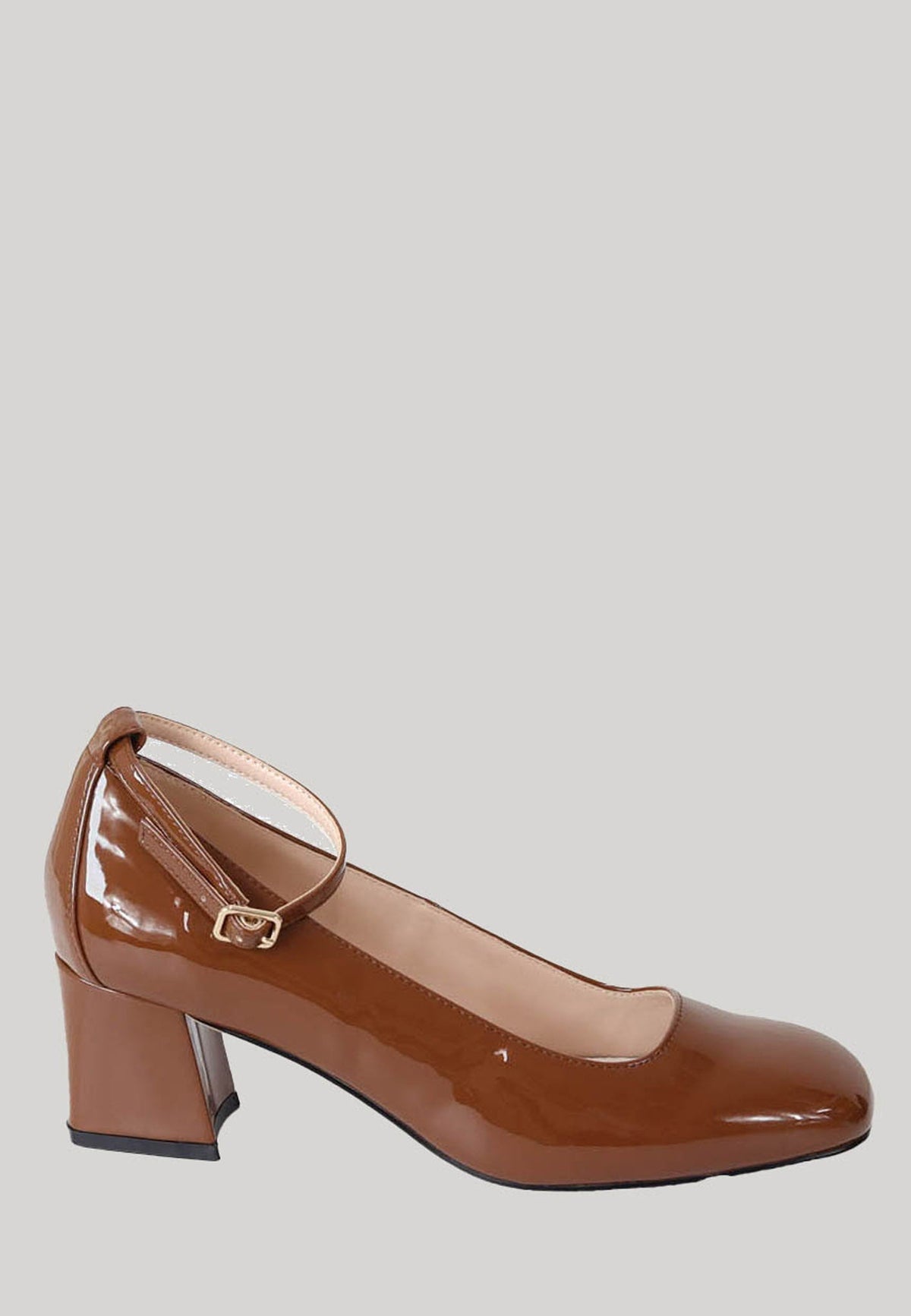 DECOLLETTE VISIERA MARRONE