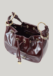 BORSA HOBO GIARA BORDEAUX