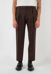 PANTALONE PORTOBELLO MARRONE