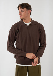POLO SKIPPER MARRONE