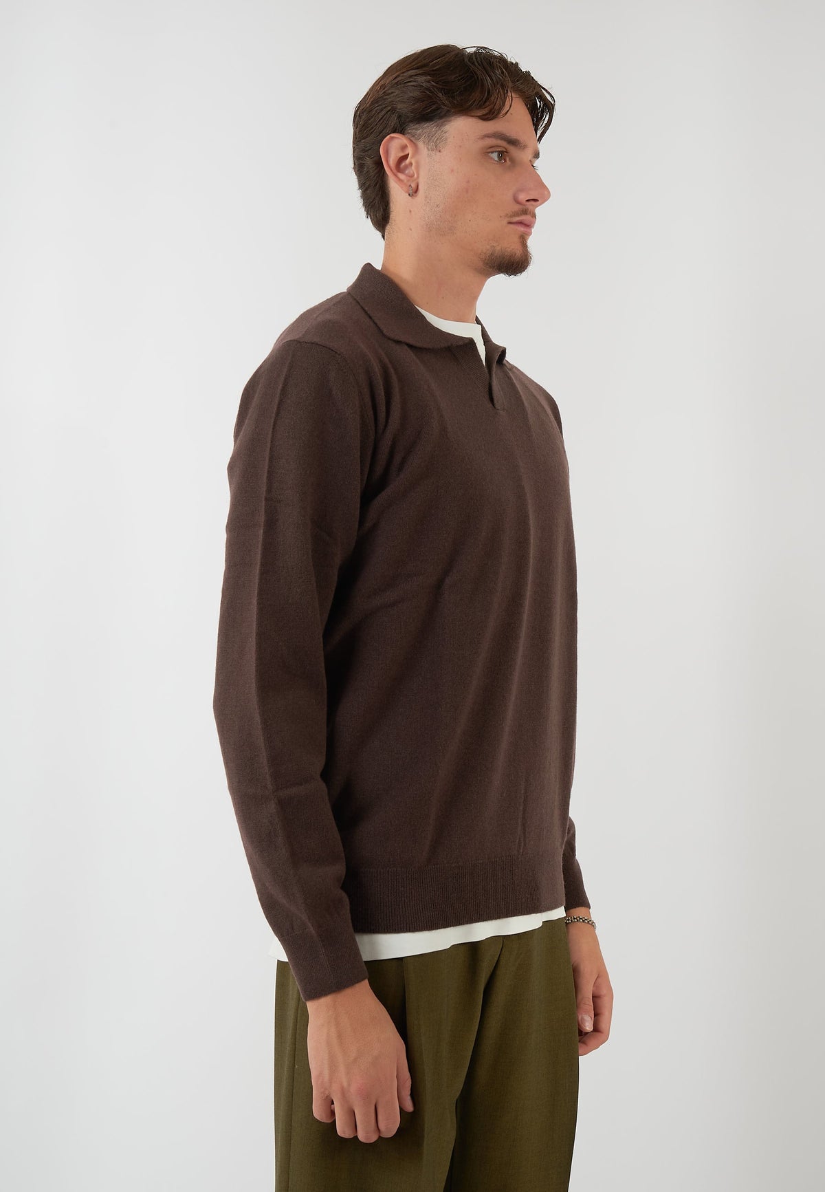 POLO SKIPPER MARRONE