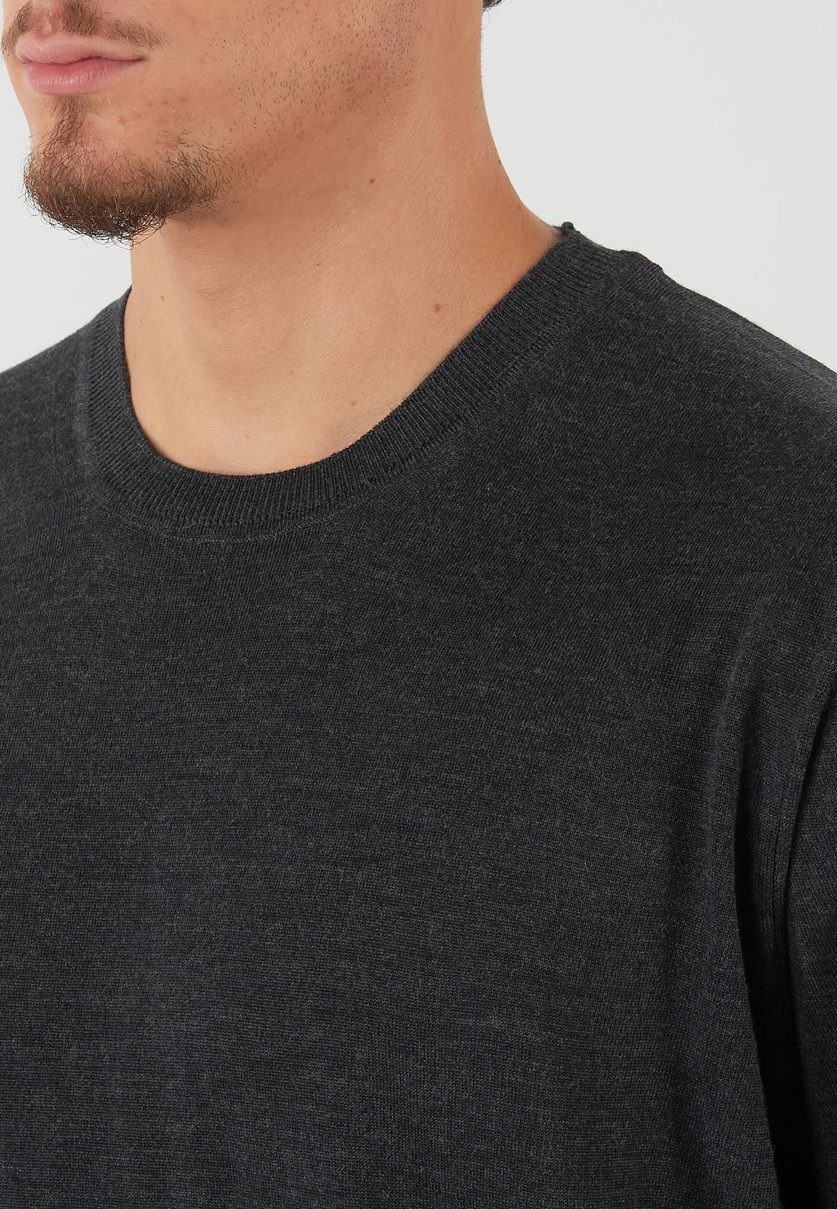 MAGLIA PARICOLLO GRIGIA