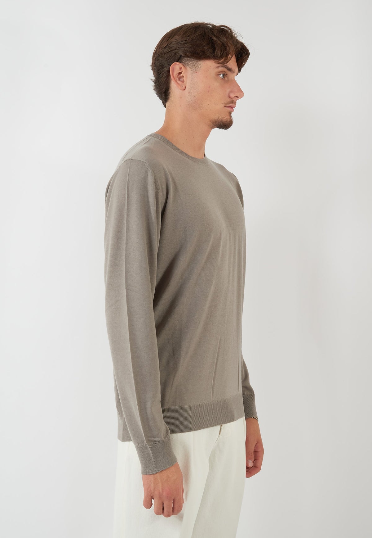 MAGLIA PARICOLLO BEIGE