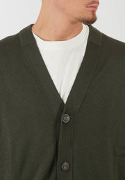 CARDIGAN MARRONE