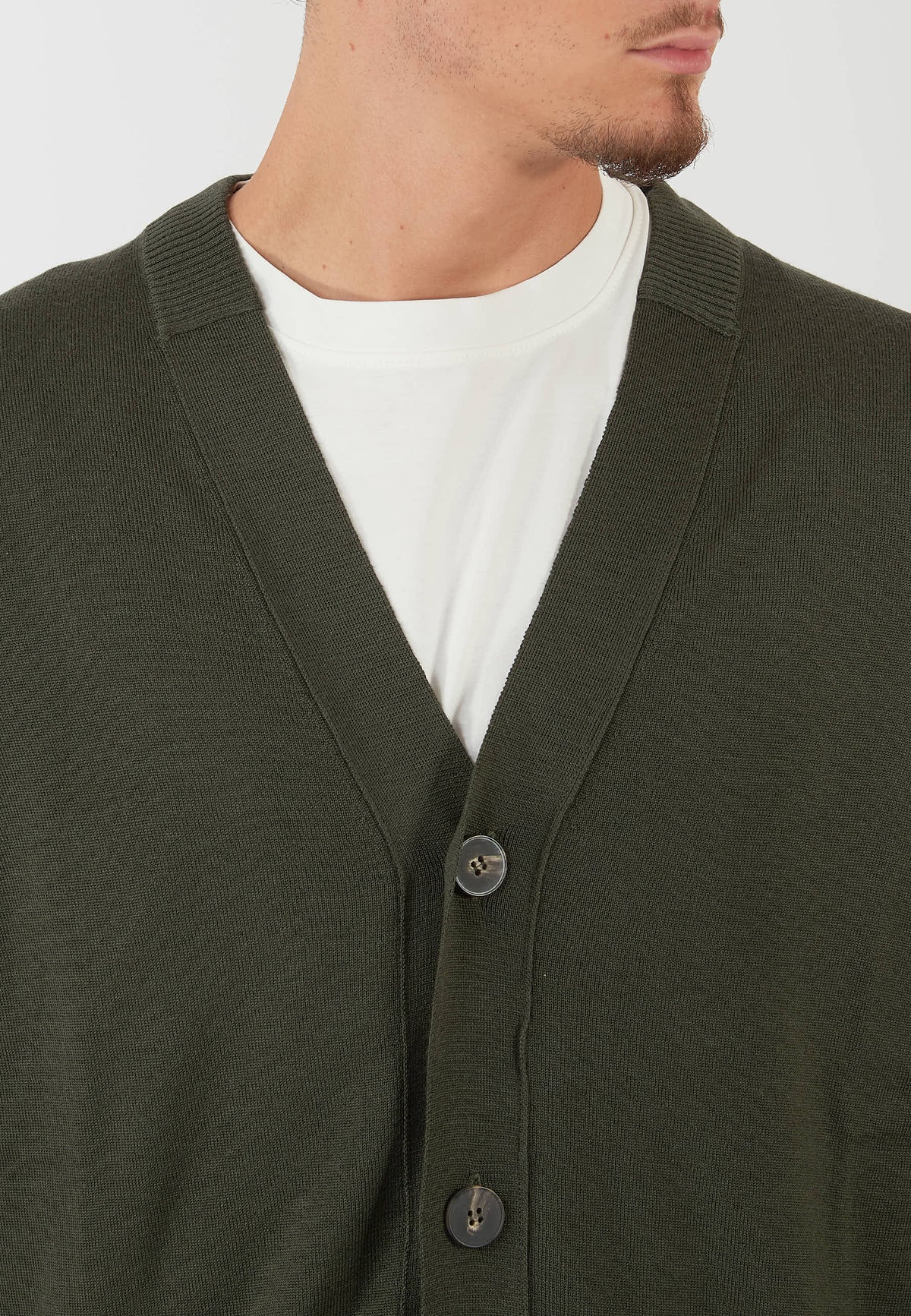 CARDIGAN MARRONE