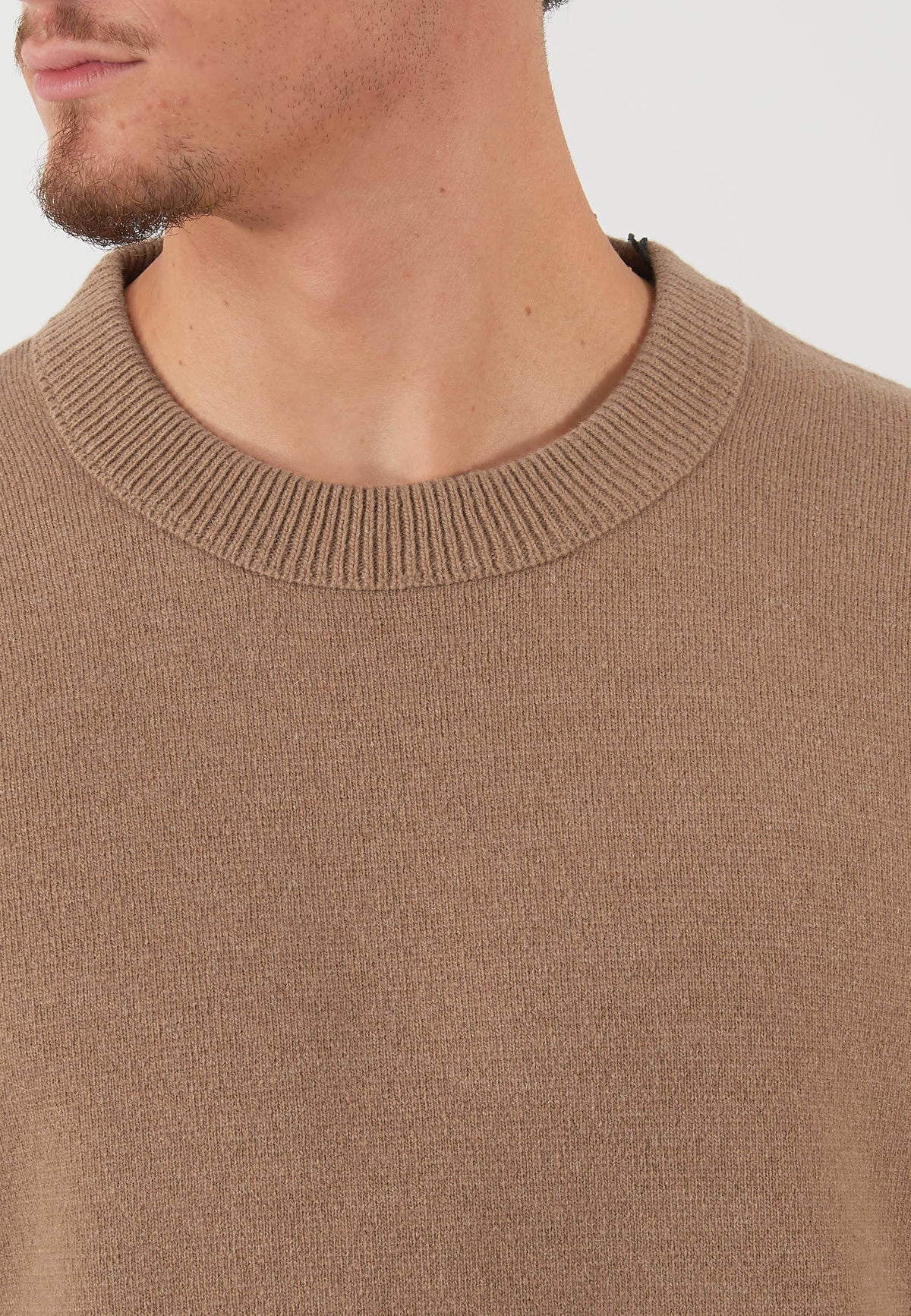 MAGLIA PARICOLLO CAMMELLO