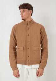 GIACCA IN MAGLIA CAMMELLO