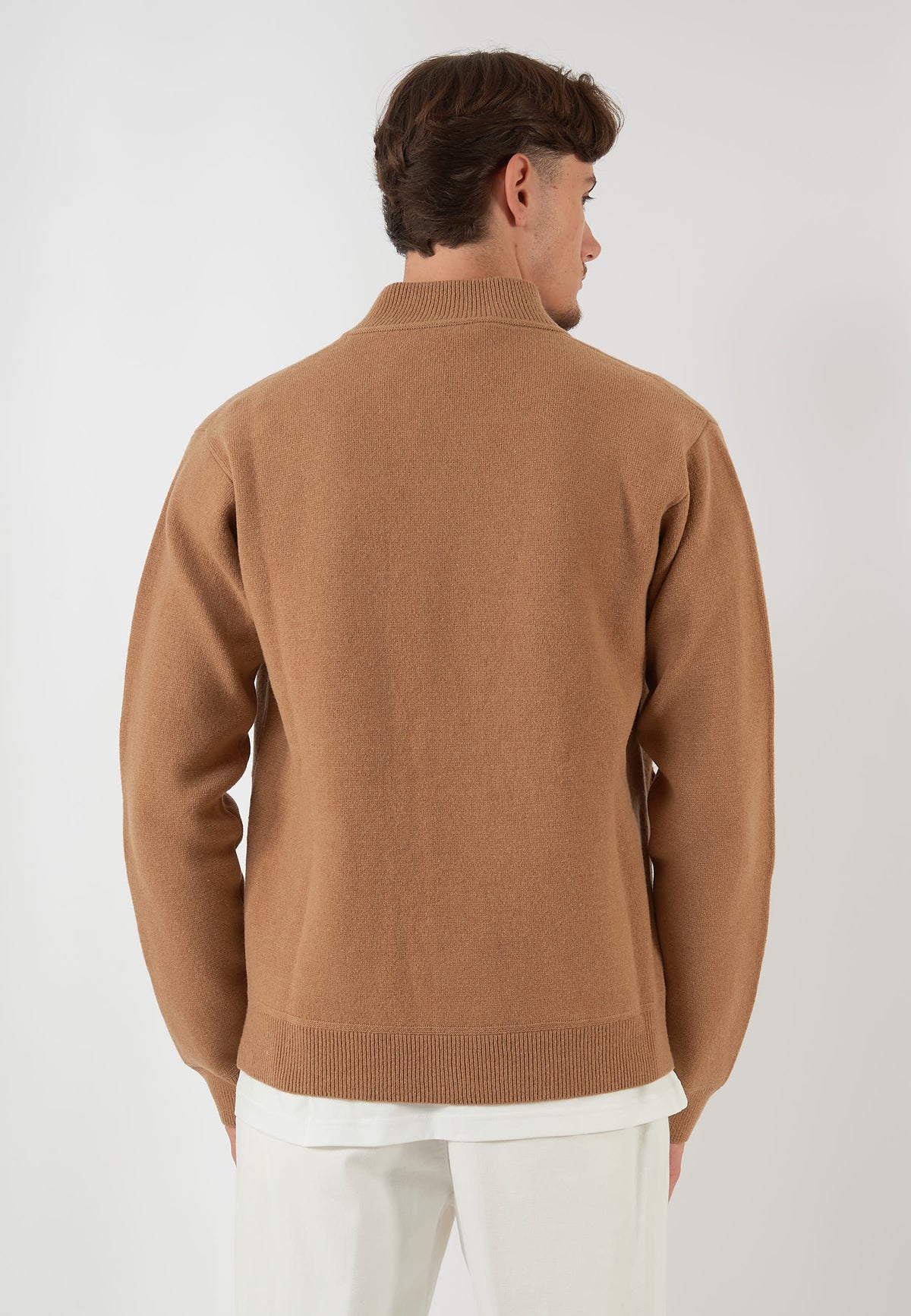 GIACCA IN MAGLIA CAMMELLO