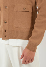 GIACCA IN MAGLIA CAMMELLO