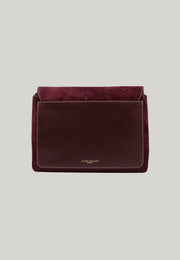 BORSA A TRACOLLA THREE MID BORDEAUX