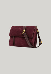 BORSA A TRACOLLA THREE MID BORDEAUX