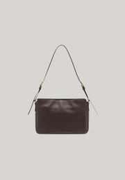 BORSA A SPALLA LAURA MARRONE