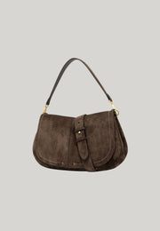 BORSA A MANO HELENA ROUND BIG MARRONE