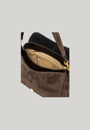 BORSA A MANO HELENA ROUND BIG MARRONE