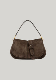 BORSA A MANO HELENA ROUND BIG MARRONE