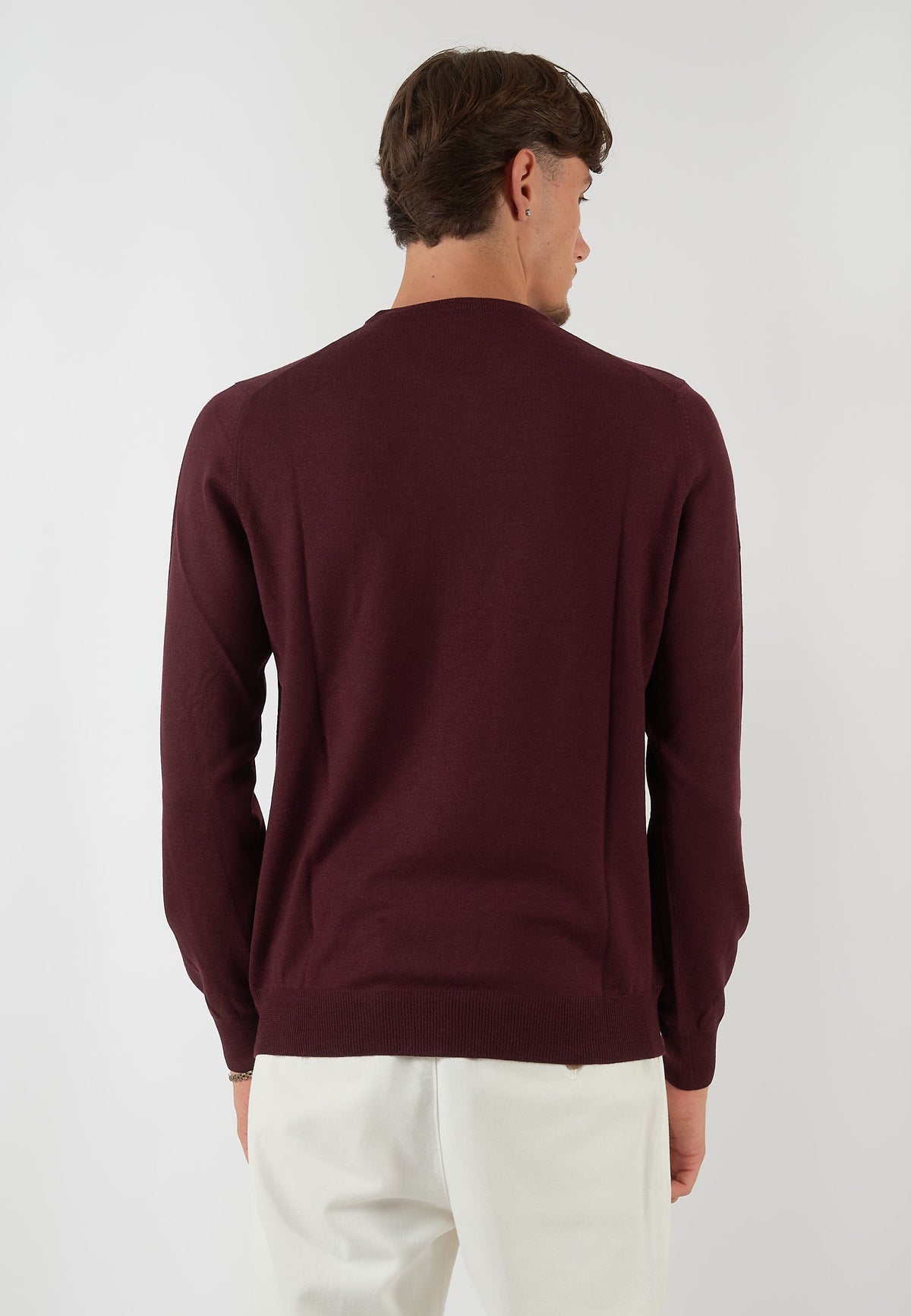 MAGLIA PARICOLLO BORDEAUX