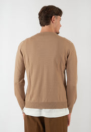 MAGLIA PARICOLLO BEIGE
