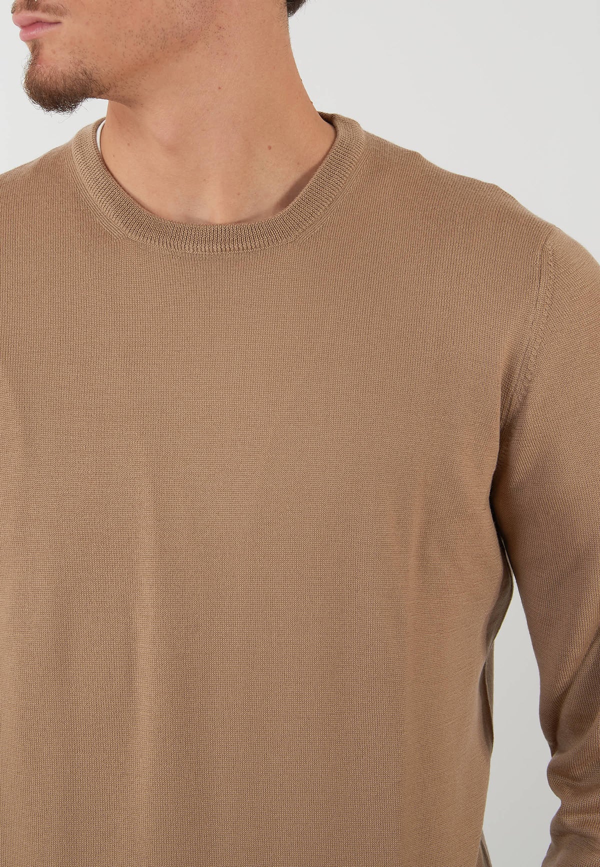 MAGLIA PARICOLLO BEIGE