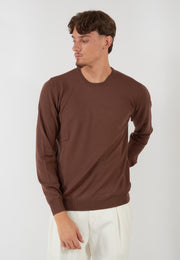 MAGLIA PARICOLLO MARRONE