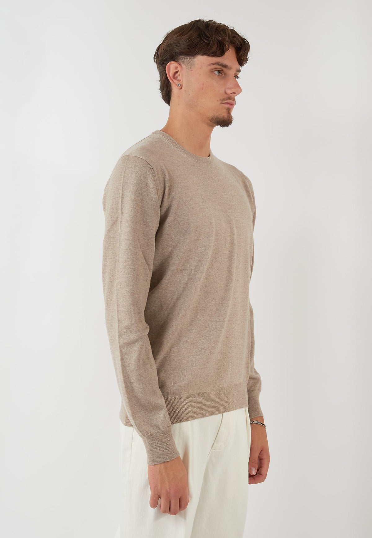 MAGLIA PARICOLLO NOCCIOLA