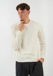 MAGLIA PARICOLLO PANNA