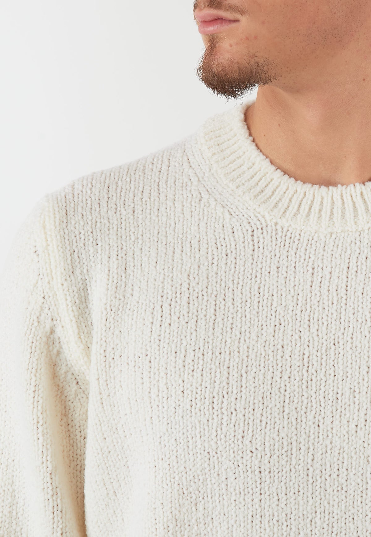 MAGLIA PARICOLLO PANNA